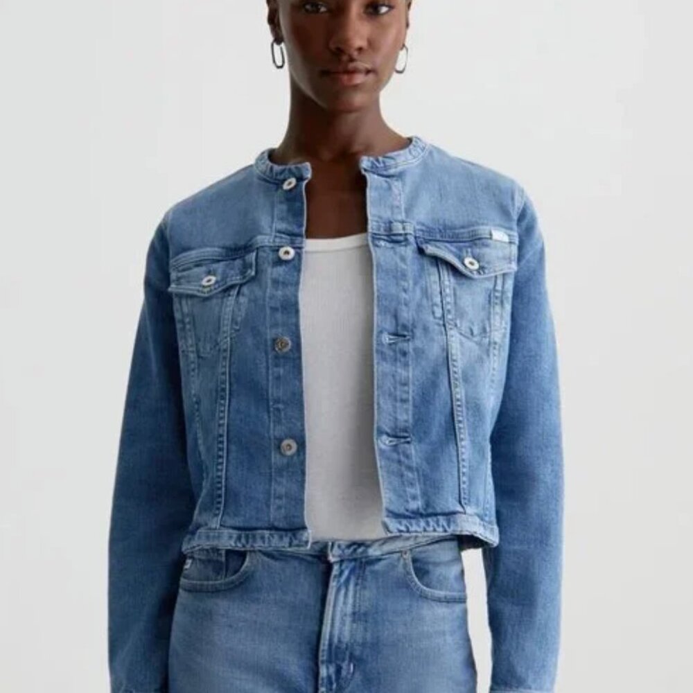 AG Adriano Goldschmied Eleanor denim jacket M perfect